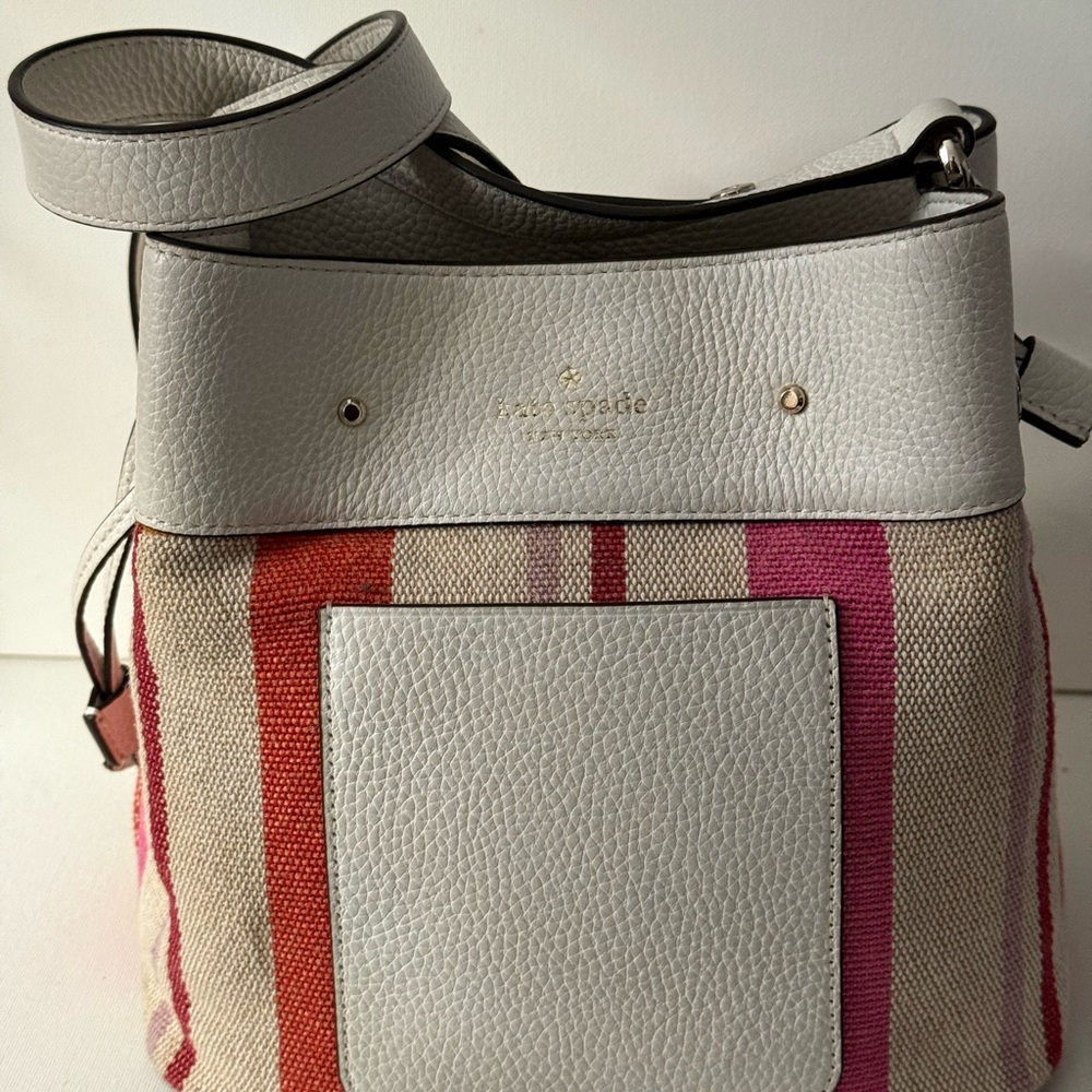 Kate Spade Striped Bucket Bag - Picture 3 of 9